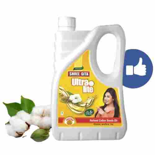 5l Shree Gita Ultra Lite Refined Cotton Seeds Oil For Cooking Usage
