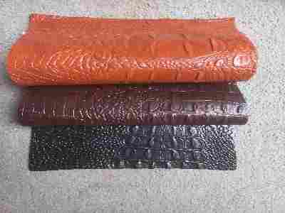 Mulitple Color Embossed Artificial Leather For Bag and Shoes Making