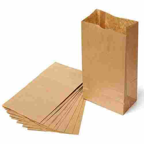 Non Zipper Plain Brown Kraft Paper Packaging Bag