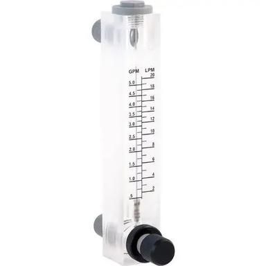 Transparent 16X9X2.5 Cm 500 Grams Acrylic Rotameter For Industrial Use
