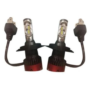 Multi Color High Strength Round Shaped Metal Headlight H4 Led Bulbs For Automobile