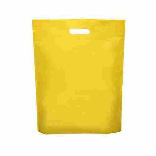 18x20 Inches Patch Handle Plain Non Woven D Cut Bag For Shopping Use
