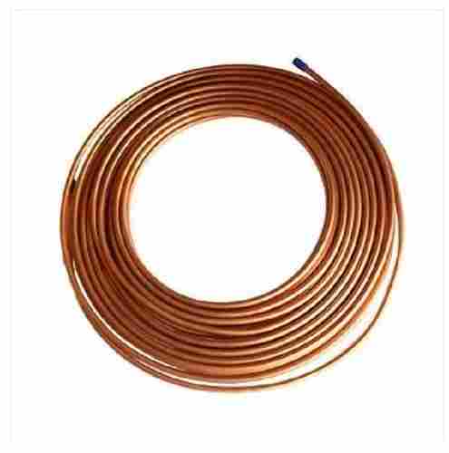 Round High Strength Single Layer Temperature Style Refrigeration Copper Tubes