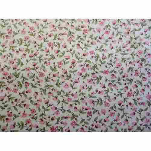 140 Gsm 200 G/M3 Density Washable Lightweight Cotton Floral Printed Fabric