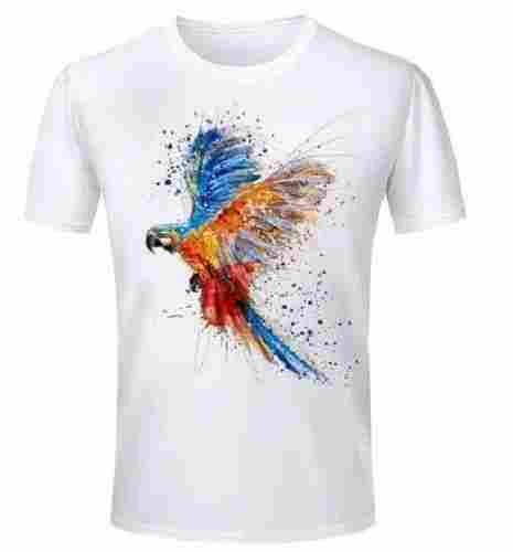 Short Sleeve Round Neck Printed 3d T Shirt For Mens