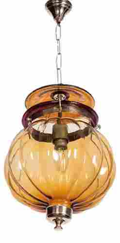 20 Inch Round Polished Glass Modern Electric Hanging Light