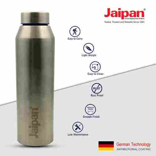जर्मन टेक्नोलॉजी के साथ जैपन ड्रिंकिंग वॉटर स्टेनलेस स्टील की बोतलें एंटी माइक्रोबियल कोटिंग 