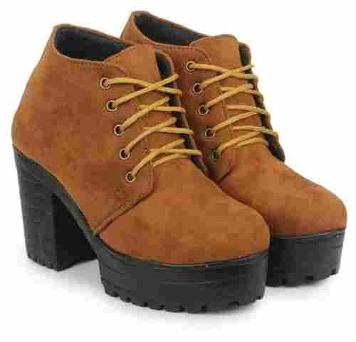 Ankle Length Velvet Casual Boot For Ladies 