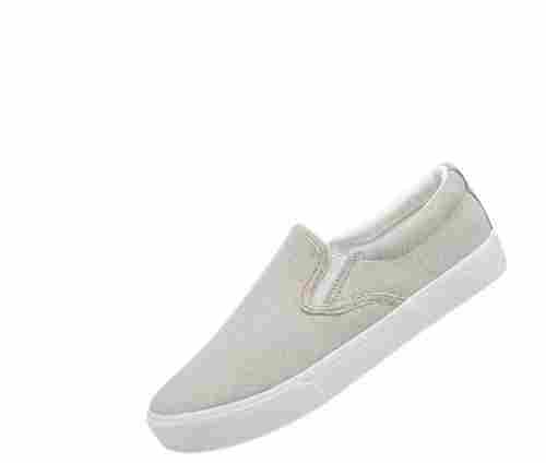 Mens Rubber Outsole Canvas Slip On Flat Shoes For Casual Wear