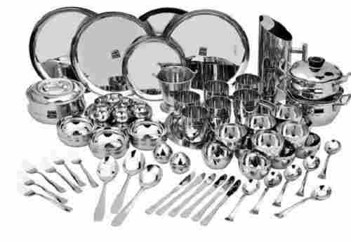 Set Of 72 Pieces Stainless Steel Dinner Set