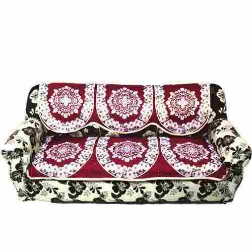 165 Gsm Shrink Resistance Printed Polyester 3 Seater Sofa Furniture Cover