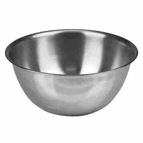4.3 Mm Thick Round Polished Finish Stainless Steel Bowl For Food Serving Use 