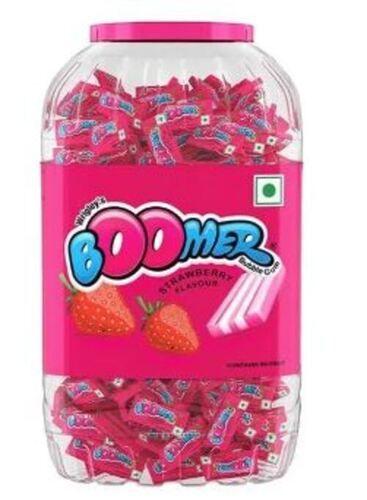 Bar Pack Of 200 Pieces Strawberry Flavored Chewing Gum 