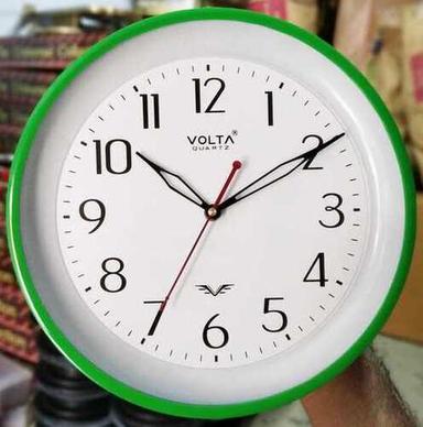 300 X 300 Mm Volta Quartz White Round Office Wall Clock