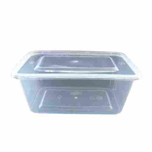 10 Inch Rectangular Plain Plastic Disposable Food Box For Packaging Use 