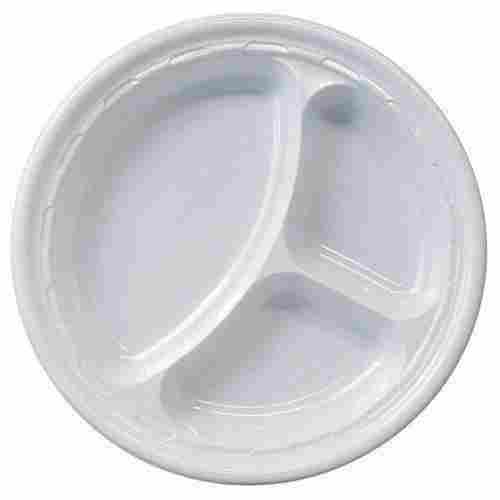 8.5 Inches 2 Mm Thick Circular Plain Disposable Dinner Plate 