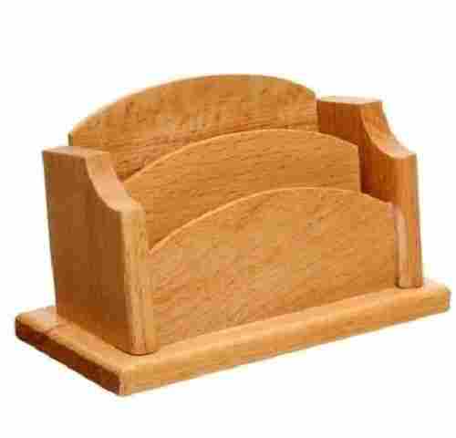 Table Top 6 Inch Size Wooden Card Holder 