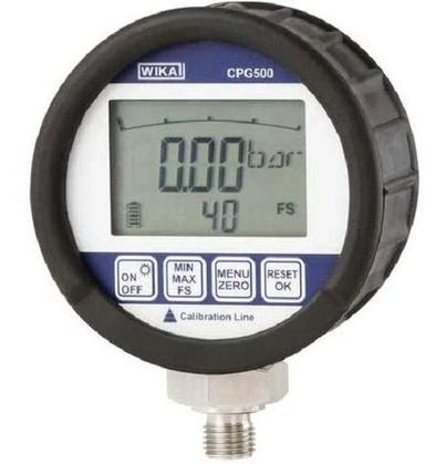 150X104 Mm Round Digital Display Metal Made Pressure Gauge For Calibration Accuracy: 1  %