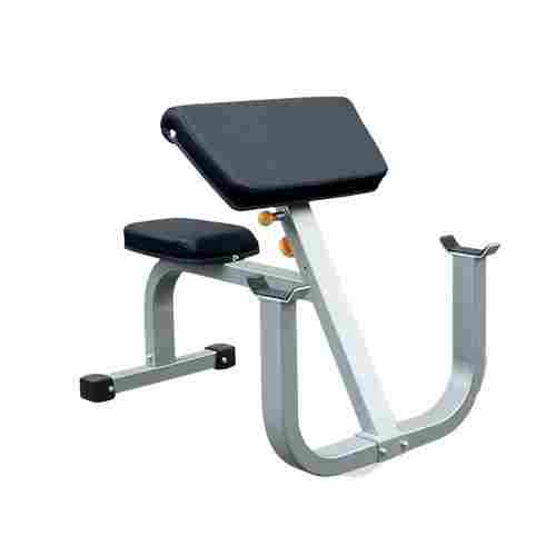 Adjustable And Durable Leather Seat Preacher Curl Machine