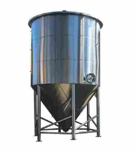 Polished Stainless Steel Isolated Container Silo Tank