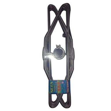 Black 18 Inches Wide Metal Wire Hanger For Garments