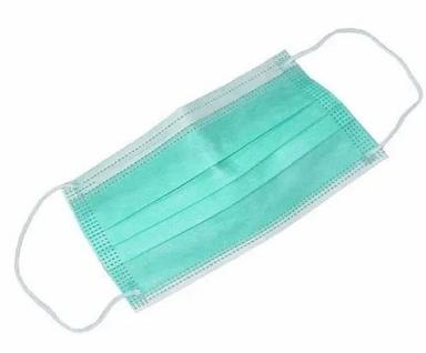 Sky Blue Non Woven Disposable 3 Ply Face Mask For Wearing 