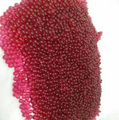 Stone Pink Ruby Hydro Plain Beads 3.5 Mm