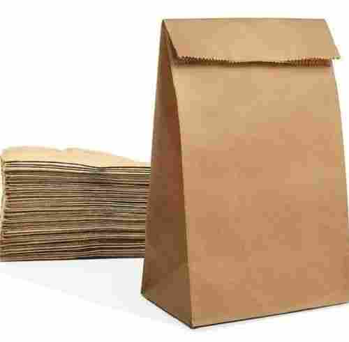 Premium Quality And Lightweight Plain Kraft Paper Food Packaging Bag
