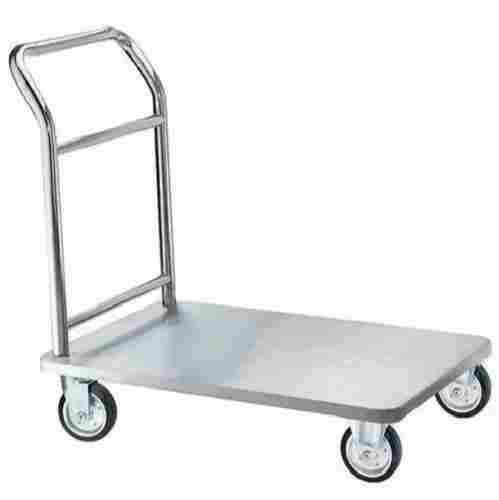 Premium Quality Strong Mild Steel Four Wheel Industrial Trolley