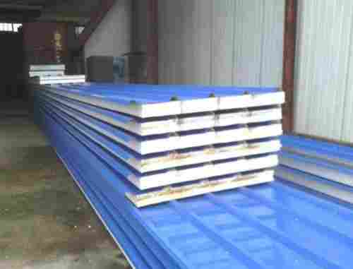 Color Coated Roof Sandwich Puf Panels For Industrial Use