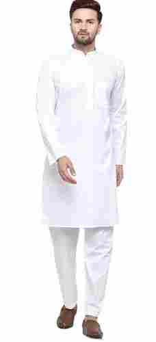 Premium Quality Long Sleeves Plain Cotton Kurta Pajama For Men 