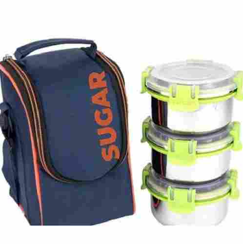 3 Pieces Leakproof Stainless Steel Lunch Box For School And Office Use