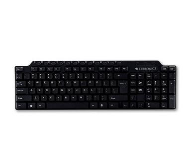 Black Durable And Lightweight Usb Connection Port Computer Wired Keyboard