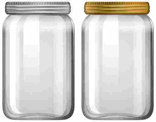 Fine Finish Glass Jar With Air Tight Cap For Honey Keeping