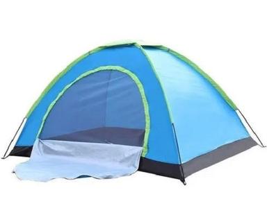 Sky Blue 220 X 220 X 145 Cm Plain Single Layer Polyester Camping Tent