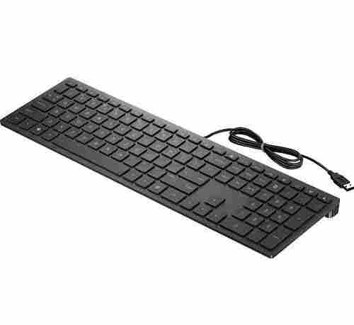 Rectangular ABS UBS Connection Port Computer Wired Keyboard