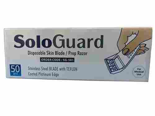 Disposable Prep Razor Stainless Steel Surgical Blade, Pack Of 50 Piece 