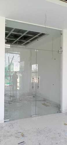 Transparent Plain Frameless Glass Door