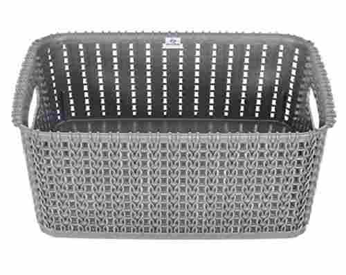 26 x 20 x 11 Cm Grey Plastic Storage Baskets