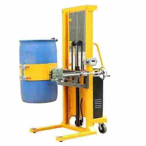 Semi Electric Drum Lifter Stacker For Material Handling