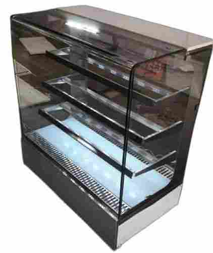 Stainless Steel Plain Glass Display Counter