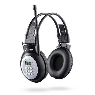 Black 1.85 X 0.4 X 3.25 Cm Dimension Headphone Battery Operated Radio Fm