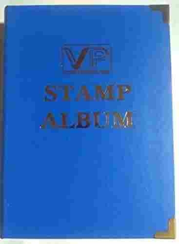 18 X 27cm Blue & Maroon Paper Cardboard Stamp Album
