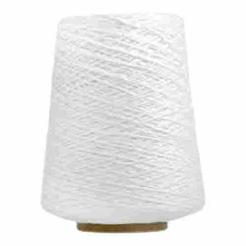 Light In Weight 100 % Cotton White Plain Yarn