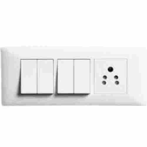 White 90 X 32 X 38 Inch Single Phase 6 Amp Electric Switch Board
