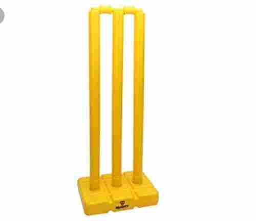 Yellow Pvc Plastic Cricket Wicket Set/Stumps