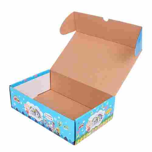 10 Inch X 7 Inch X 3.5 Inch 3 Ply Flat Printed Corrugated Boxes 