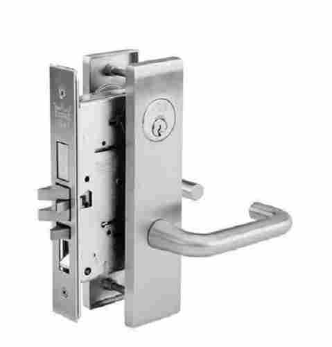 Rectangular Glossy Stainless Steel Mortise Door Lock
