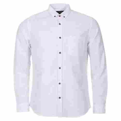 Casual Wear Regular Fit Long Sleeve Classic Collar Plain Cotton Shirt For Mens