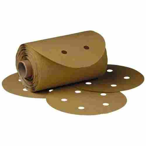 Center Hole Light Weight Rough Surface Plain Round Paper Disc For Sanding